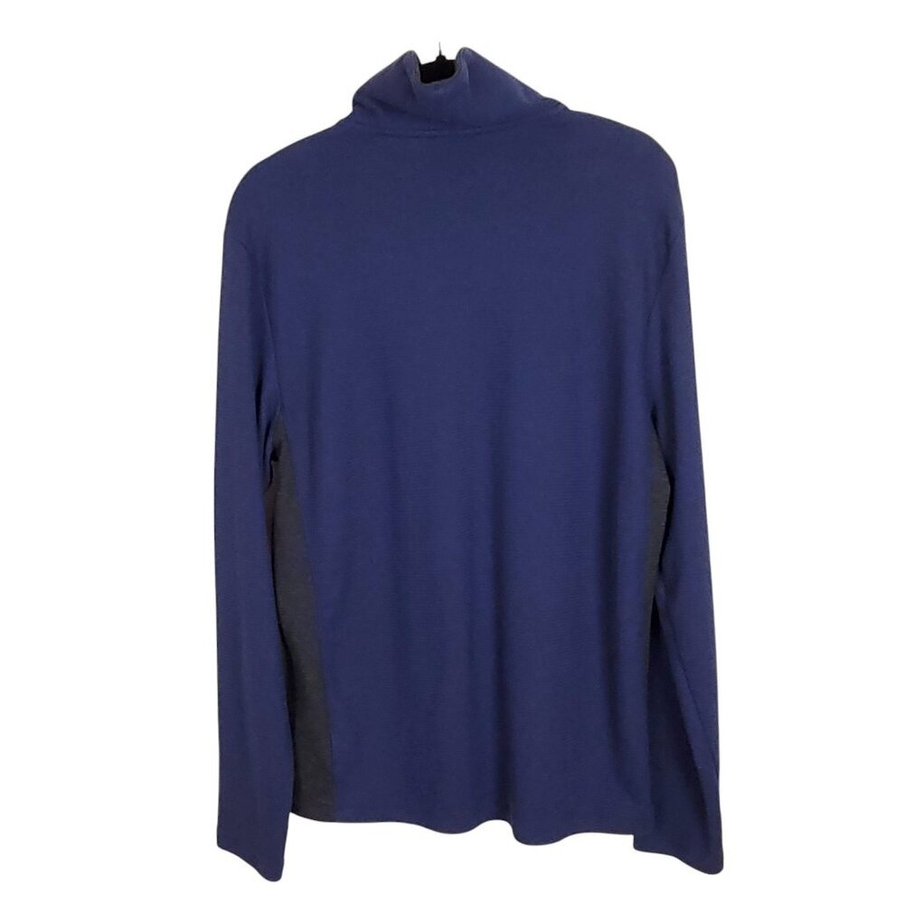 Calvin Klein Sweater Mens Large Blue Shawl Collar Pullover‎ Preppy Casual Cotton - Picture 2 of 13